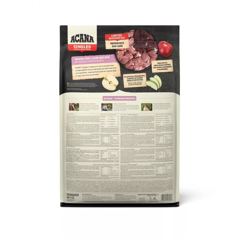 ACANA Singles Grass-Fed Lamb - Comida seca para cães - 6kg