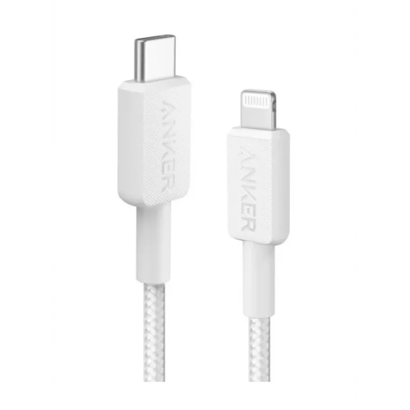 Cabo Lightning Anker A81B5G21 — 0,9 m, USB‑C para Lightning, branco