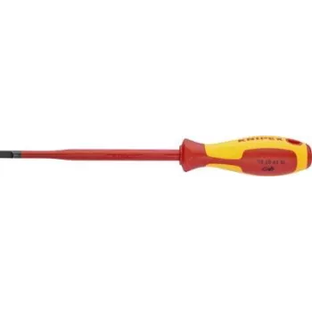Chave de fendas de fenda fina Knipex comprimento da lâmina: 100 mm (98 20 40 SL)