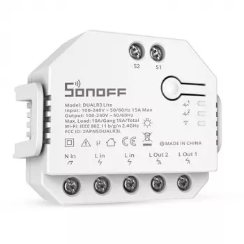 Interruptor inteligente WLAN Sonoff Dual R3
