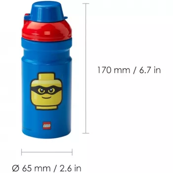 Conjunto de lanche LEGO 40580001 Bright Blue – Lancheira e conjunto de garrafa para crianças