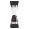 Moinho de sal e pimenta mecânico Salter 7611 BKXRUP1 2-em-1 moagens ajustáveis aço inoxidável