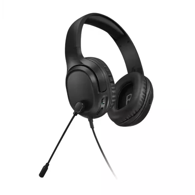 Lenovo H110 auscultadores gaming GXD1P46879, com fio, 3,5 mm, microfone integrado, transdutor de 50 mm, 50 Hz-20 kHz, 32 Ω, pretos
