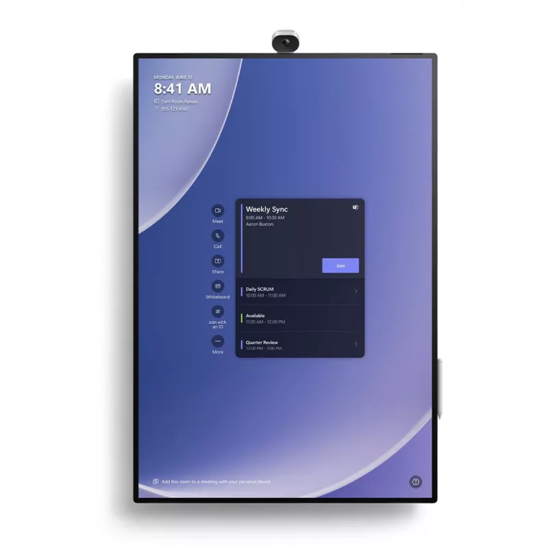 Quadro interativo Microsoft Surface Hub 3 85 polegadas 32 GB RAM Windows 11 IoT Enterprise