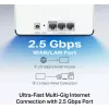Router MERCUSYS Halo H85X Dual-Band Wi‑Fi 6 (802.11ax), 2,4/5 GHz, até 2402 Mbit/s, 3 portas LAN, branco (pack de 3)