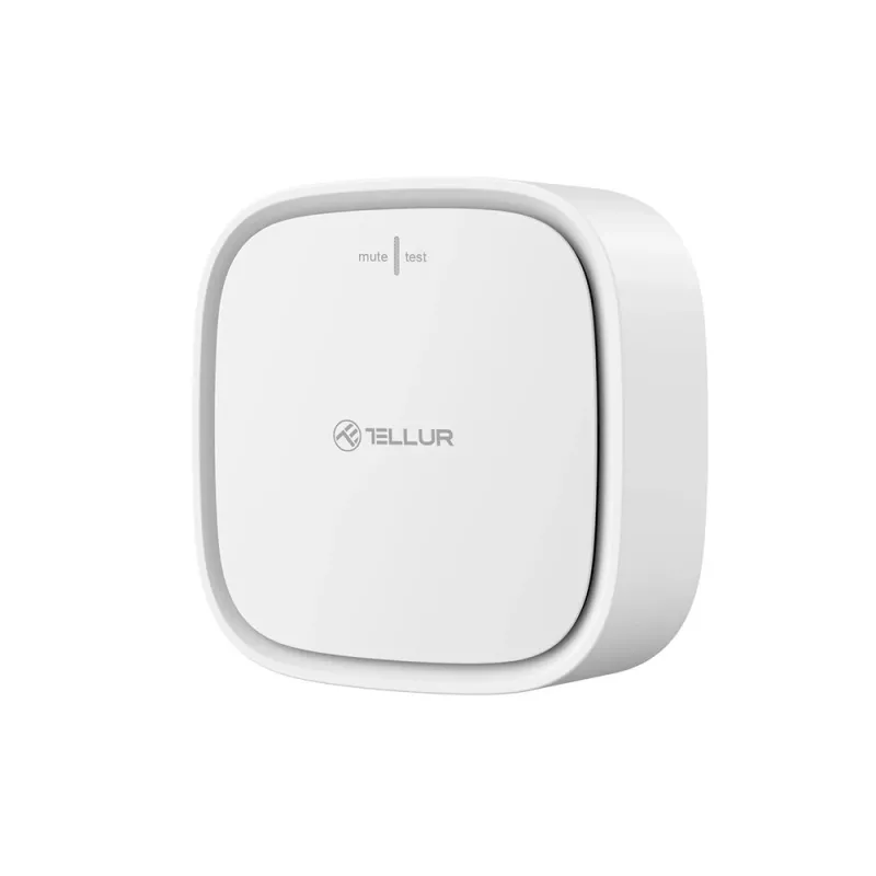 Sensor de gás Tellur T-MLX46896 DC 12V 1A branco
