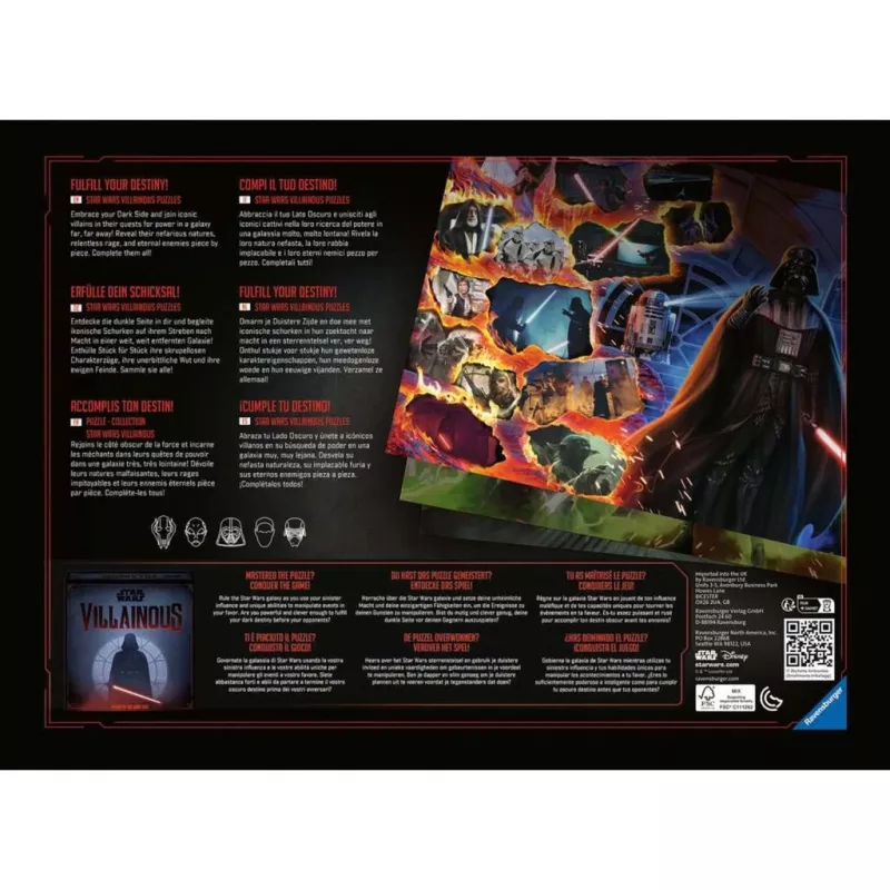 Puzzle Star Wars Villainous: Kylo Ren (1000 peças)