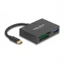 Leitor de cartões DeLOCK USB-C para cartões XQD e SD USB 5 Gbit/s