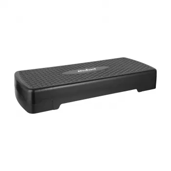 Step de fitness Rebel Active 2 níveis, polipropileno, superfície antiderrapante, 680×280 mm, altura regulável