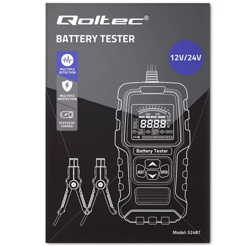 Qoltec 52487 Ecrã preto