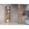 Estante Top R40 ARTISAN, carvalho, 5 prateleiras, 400×300×1820 mm, estrutura em aglomerado