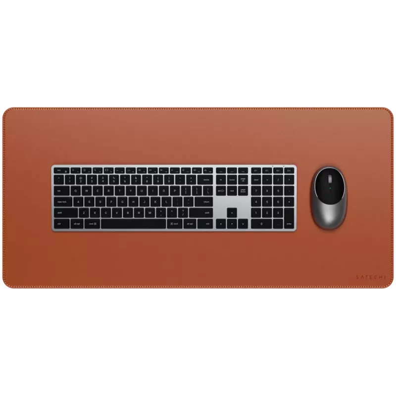 Tapete de rato Satechi Vegan-Leather Premium Desk Mat Brown ST-LPDMN