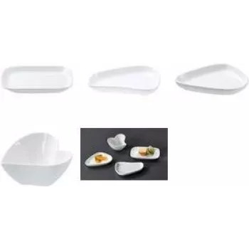 Taça de dip Ritzenhoff & Breker GUSTO em forma de coração branca porcelana apta para máquina de lavar louça
