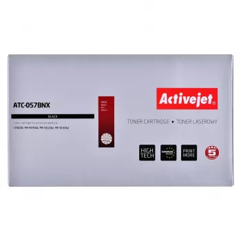 Toner Activejet ATC-057BNX (substitui Canon CRG-057HBK; CRG-057H; Supreme; 10000 páginas; preto) COM CHIP