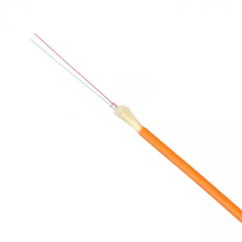 Microcabo de fibra ótica Fiberhome FIBERHOME 2,5 mm, 2 FO G.657A1, bainha PE, laranja, bobina de 4 km