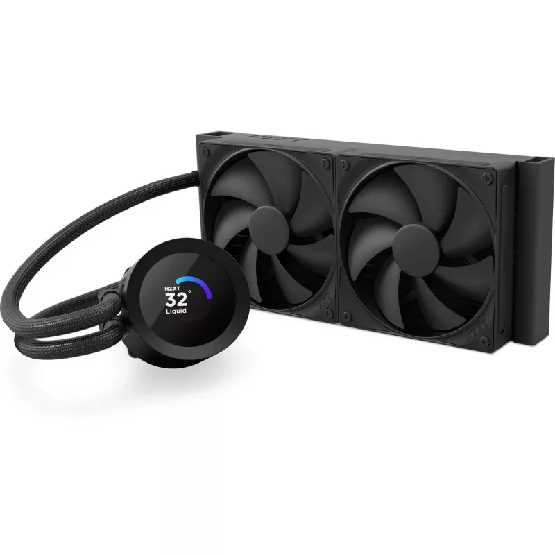 NZXT Kraken Plus 240 refrigeração líquida all-in-one para processador 12 cm preto