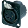 Neutrik NC4FD-LX-B Acessório de ligação preto