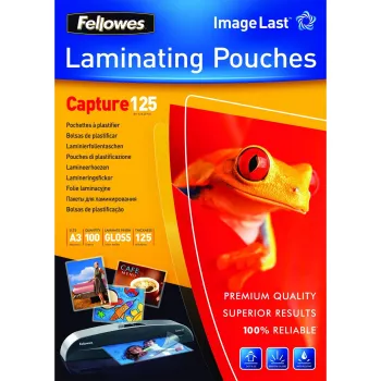 Plásticos de laminação Fellowes ImageLast A3 125 mícrones - pack de 100