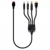 RealPower SP-300E painel solar dobrável 300 W, 4 painéis