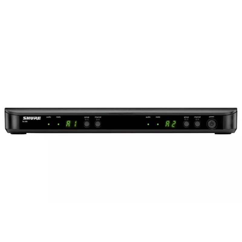 Shure BLX288E/SM58-H8E – Sistema sem fios com recetor e dois microfones SM58
