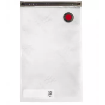 Caixa de vácuo ZWILLING 36807-007-0, recipiente retangular de plástico para alimentos, 1,1 l e 2,3 l, tampa com fecho hermético, removível, branco translúcido