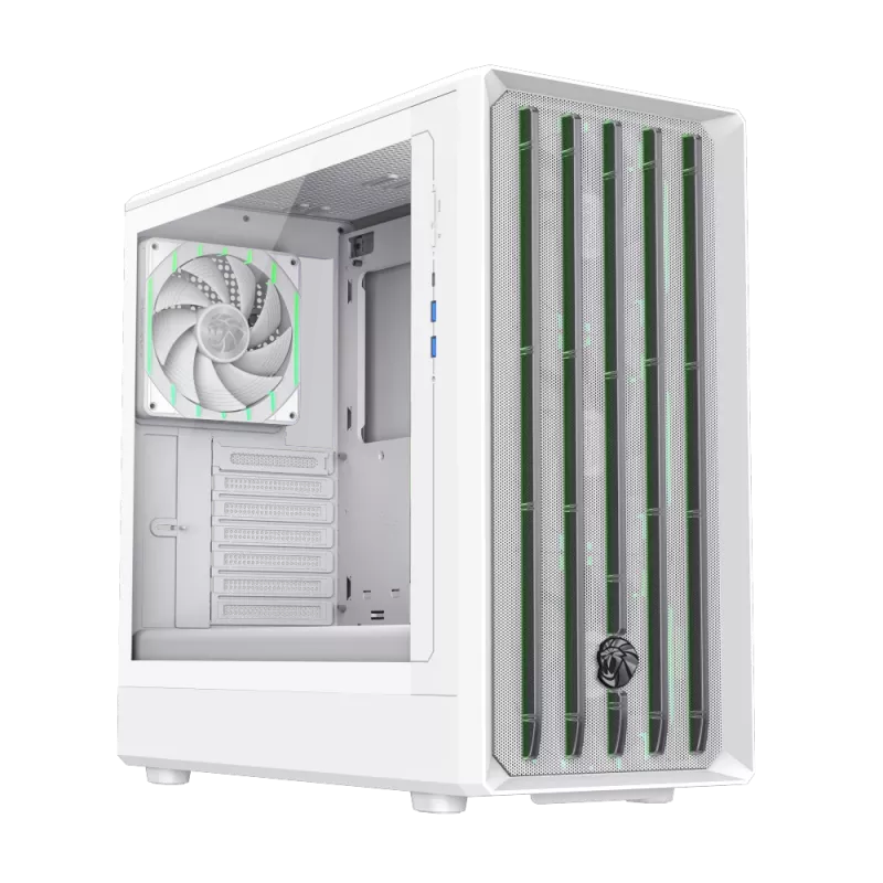 Caixa Gamemax | CLAW 460 WH | branco | Mid-Tower | fonte de alimentação não incluída