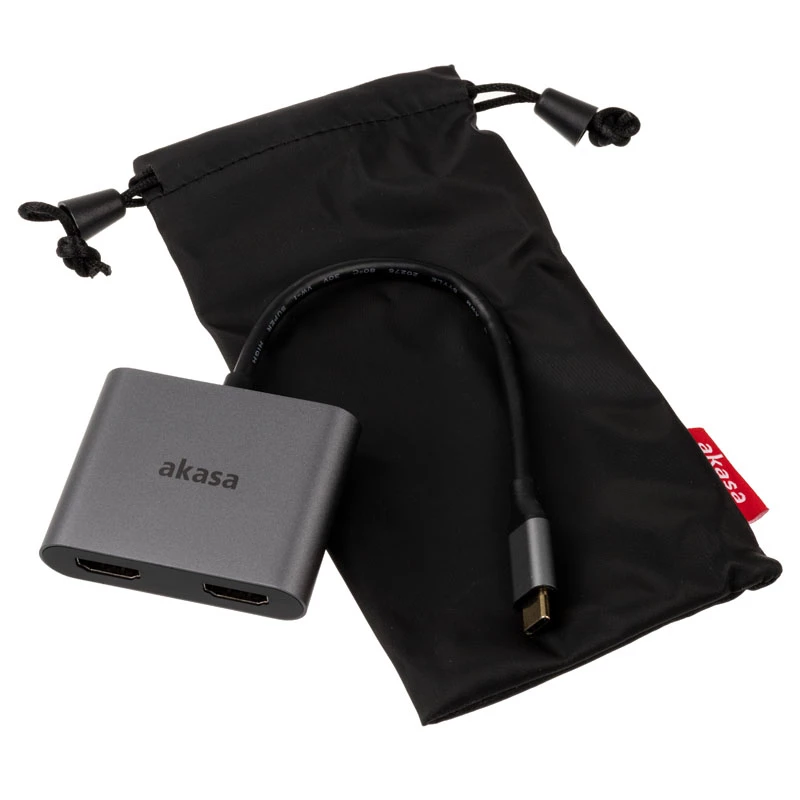 Adaptador gráfico USB Akasa AK-CBCA26-18BK