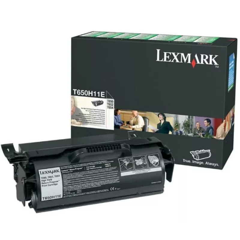 Toner Lexmark T650H11E XL preto 30000 páginas