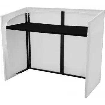Suporte DJ Omnitronic Mobile DJ Stand Mesa de DJ móvel em aço — mesa de DJ portátil em aço
