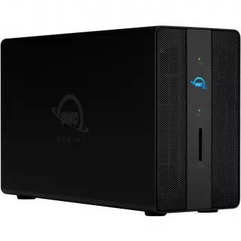 Caixa de armazenamento e docking OWC Gemini Dual-Laufwerk TB3 com RAID por hardware - Thunderbolt 3 - Thunderbolt