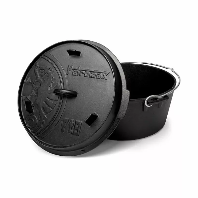 Petromax ft9-t panela de estufar 7,5 l preto (FT9-T)
