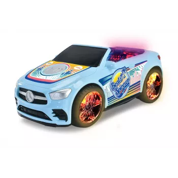 Carro Dickie Toys Mercedes-Benz E-Class Beat Spinner azul 3 pilhas AA
