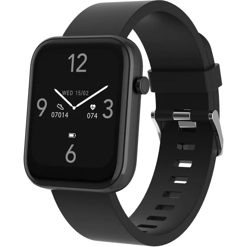 DENVER SW-182 - Smartwatch com pulseira - Ecrã de 4,3 cm (1,7 polegadas) - Bluetooth - Preto (116111000580)