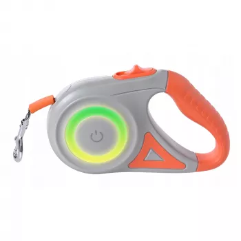Treia retrátil com LED Extralink para cão 5 m com luz lateral