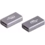 ShiverPeaks BS13-60003 adaptador USB 4.0, USB-C fêmea para USB-C fêmea, metálico