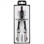 Compasso de pontas Rotring S0676580 preto aço inoxidável