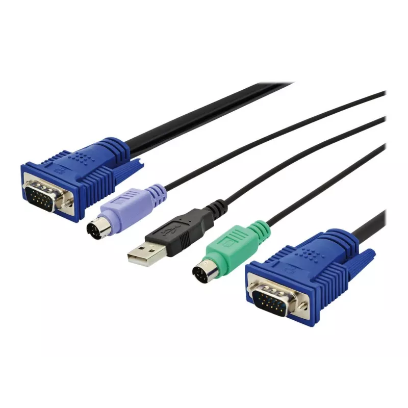 Cabo KVM USB Digitus DS-19232 3m PS/2
