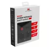 Extensão elétrica MACLEAN MCE387 B — 2 tomadas, 3×USB A, 110–240 V, cabo de 1,5 m, máx. 2500 W