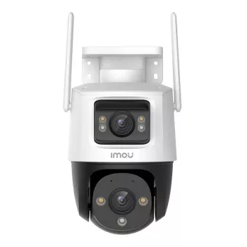 Câmara de vigilância IP Imou Cruiser Dual Turret exterior 2304 x 1296 píxeis montagem no teto