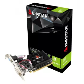 Placa gráfica BIOSTAR GeForce 210 — 1 GB GDDR3, 64 bits, PCIe x16 2.0, 589 MHz