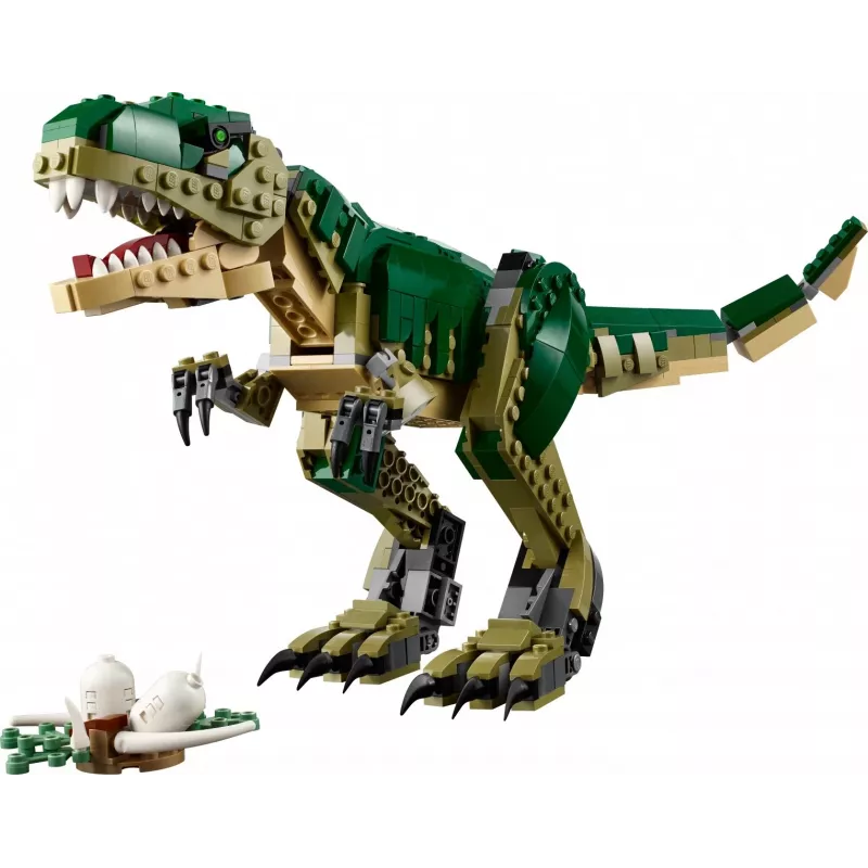 Brinquedo de construção LEGO Creator 3-em-1 T.Rex Conjunto de construção, 626 peças, 150 mm de altura, idade 9+