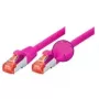 Tecline 71503P cabo de rede Ethernet magenta