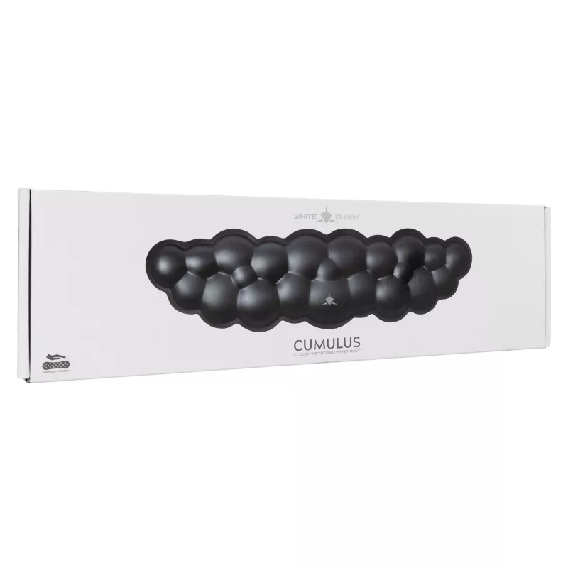 White Shark KP-011 Cumulus Cloudy apoio de pulso para teclado, preto
