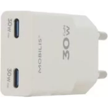Carregador de parede USB-C Mobilis Energia 30W branco - carregador (020026)