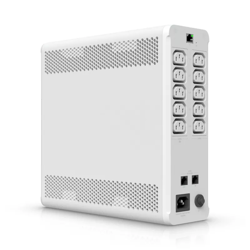 UPS Ubiquiti UPS-TOWER-EU Unifi Managed 1 Kva com 10 tomadas reiniciáveis por software