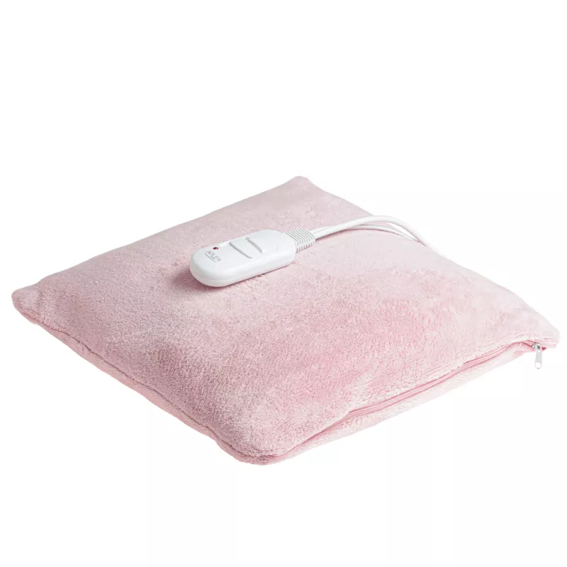 Almofada elétrica Adler AD 7444, 80 W, 2 níveis de calor, lavável, comando, rosa