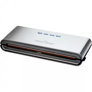 ProfiCook PC-VK 1080 - Máquina de embalar a vácuo (para sacos de plástico) - 120 W - aço inoxidável/preto (501080)