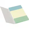 Separadores de índice em branco Herlitz 50033447 autoadesivos 160 folhas azul verde amarelo