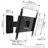 Vogels | Suporte de parede | MA2030-A1 | Totalmente móvel | 19-40 | Capacidade máx. 15 kg | preto