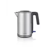 Chaleira elétrica SEVERIN WK 3449 — 1,7 l, 2400 W, aço inoxidável/plástico, preto-prateado